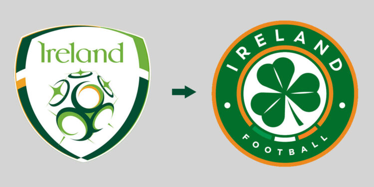 Irlanda, nuovo stemma nazionali calcio