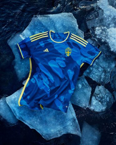 Svezia maglia away blu 2023 Adidas