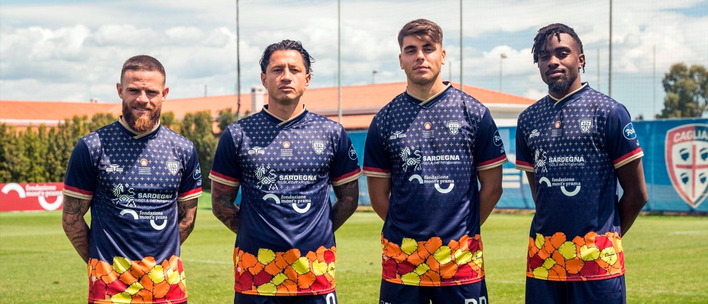 Maglia speciale Cagliari per Sant'Efisio