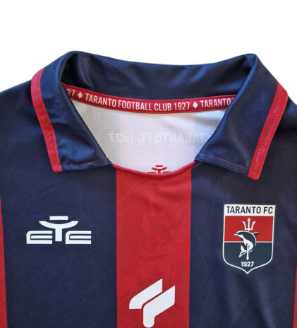 Colletto Taranto rossoblù