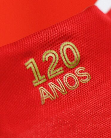 Benfica scritta 120 anni retro collo