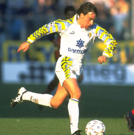 Enrico Chiesa al Parma nel 1996-1997