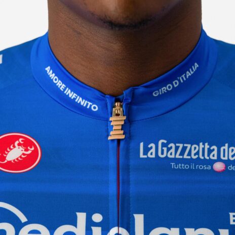 Giro d'Italia 2023 zip maglia azzurra