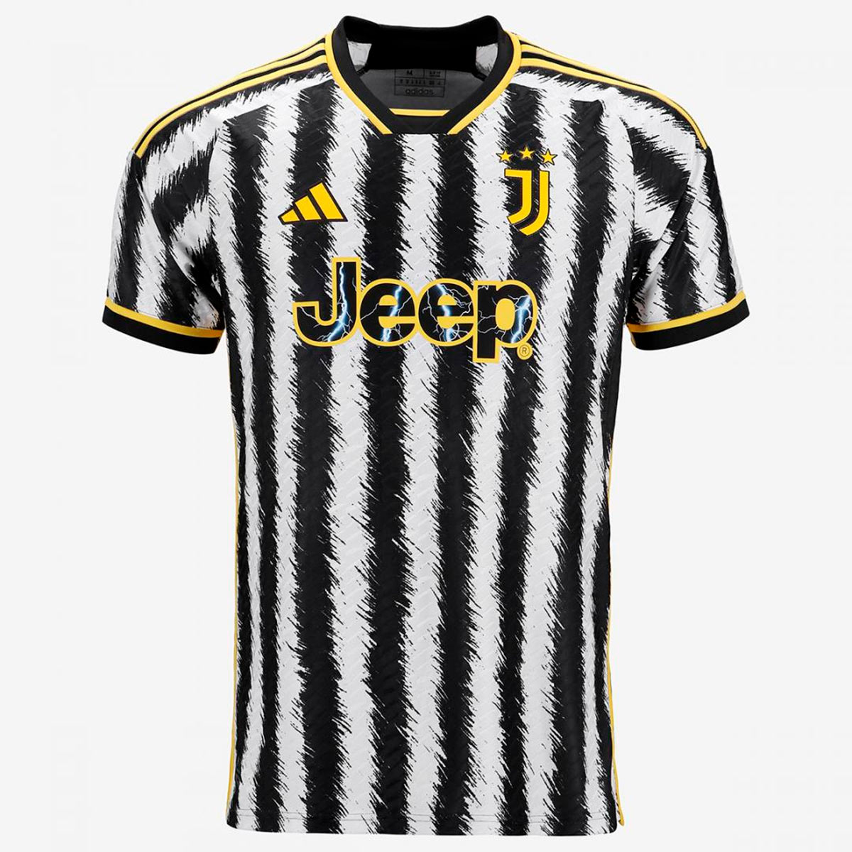 La maglia della Juventus 2023-2024 con il manto della zebra