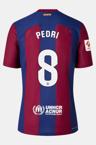 Maglia Barcellona Pedri 8 font Liga