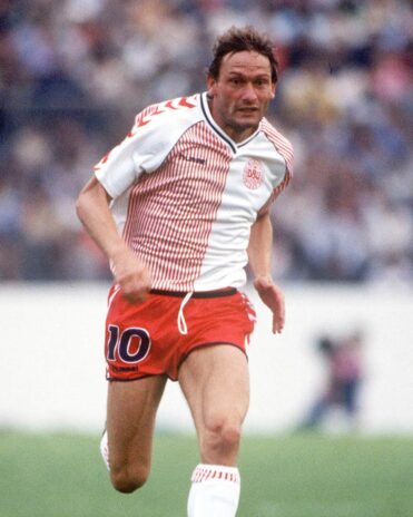 Divisa trasferta Danimarca mondiali 1986