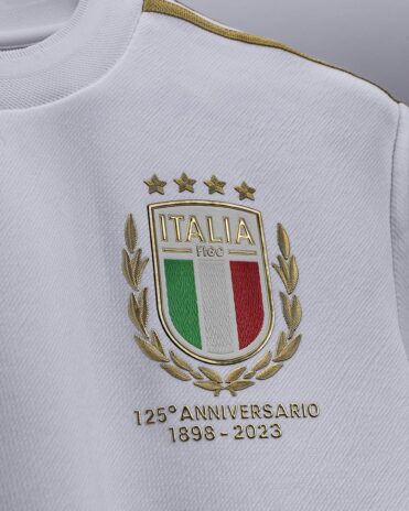 Stemma tricolore Italia dorato