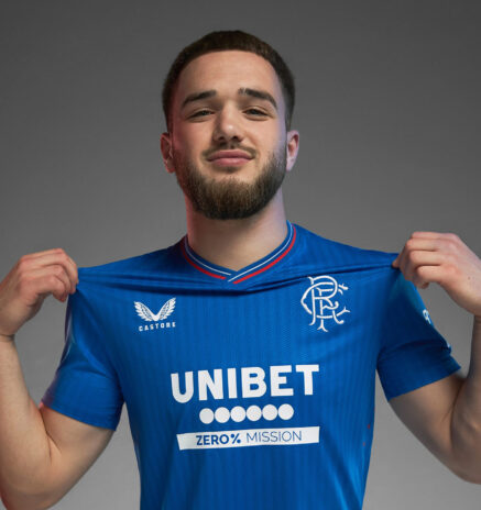 Prima maglia Rangers glasgow 2023-2024