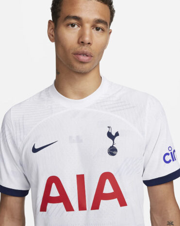 Dettaglio trama maglia Tottenham 2023-24