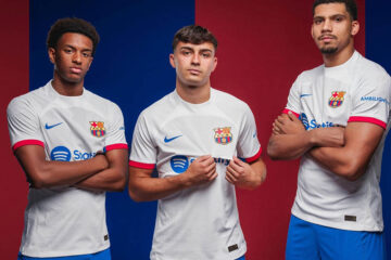 Barcellona seconda maglia bianca 2023-24