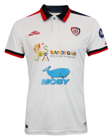 Seconda maglia Cagliari bianca 2023-24