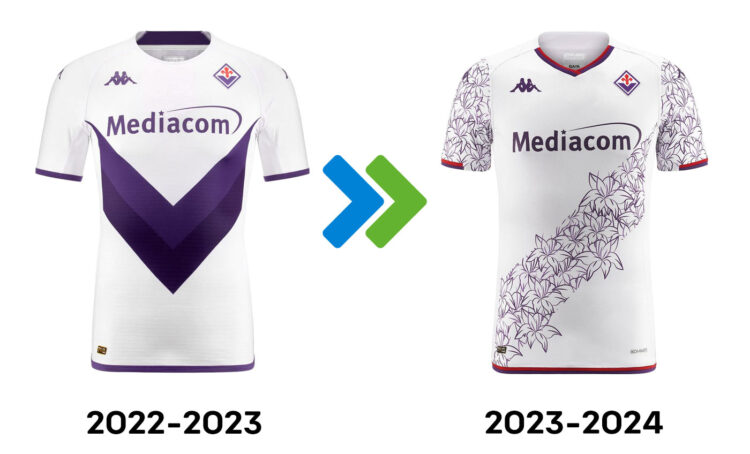 Fiorentina confronto 2022-23 vs 2023-24