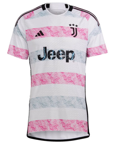 Maglia away Juventus 2023-2024 rosa e grigia