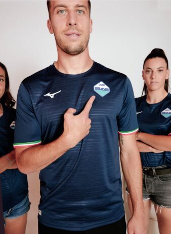 Divisa blu Lazio 2023-2024 tricolore