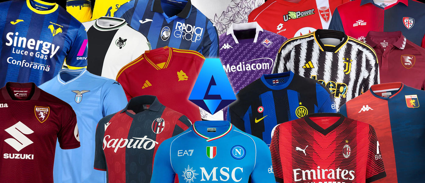 Tutte le Maglie della Serie A 2023-2024