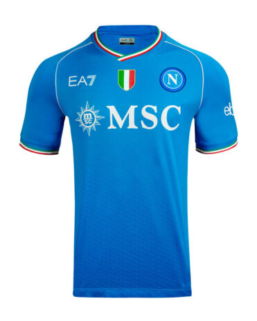 Maglia Napoli 2023-2024 EA7 con lo scudetto