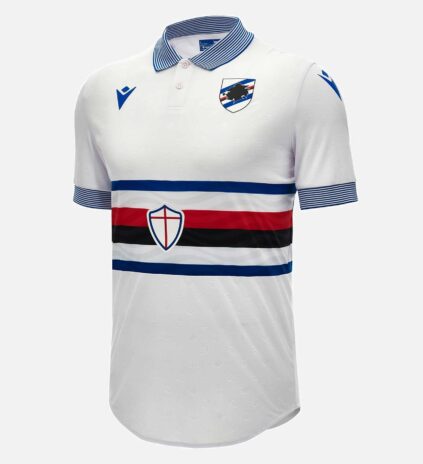 Seconda maglia sampdoria 2023-2024 bianca