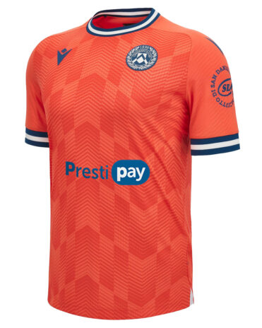 Seconda maglia udinese corallo 2023-24 macron