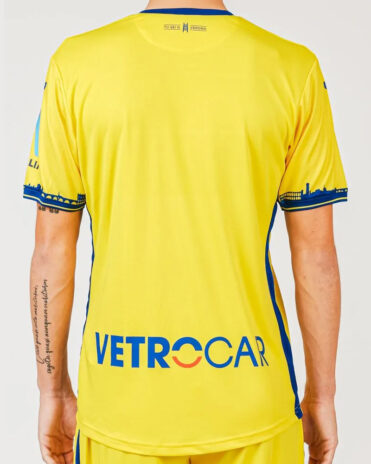 Seconda maglia Verona 2023-24 gialla retro