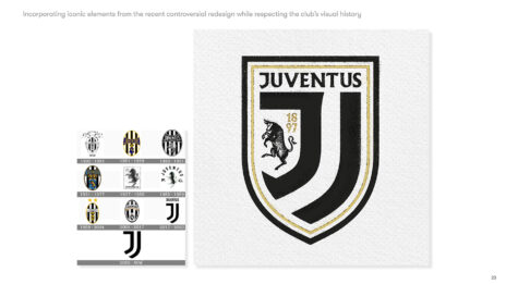 Dan Norris Juventus Crest Design