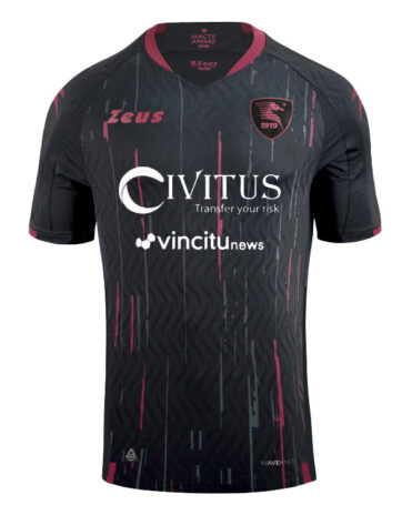 Terza maglia Salernitana 2023-24 nera Zeus
