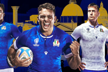 Maglie Italia rugby mondiali 2023 Macron