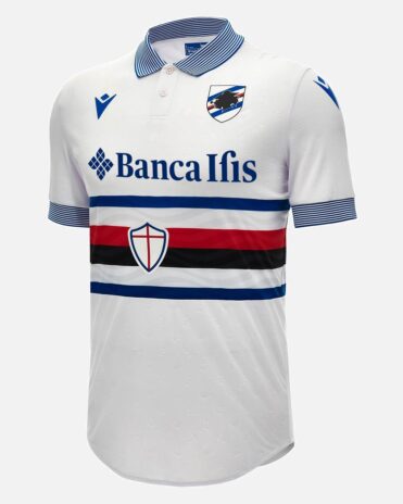 Seconda maglia bianca sampdoria serie b 2023-24
