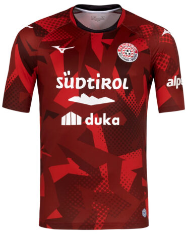 Seconda maglia sudtirol rossa 2023-2024 serie b