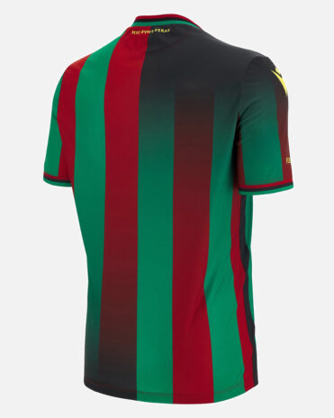 retro prima maglia ternana rossoverde