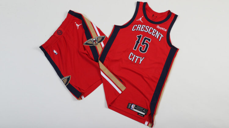 Maglia New Orleans Pelicans 2024 rossa