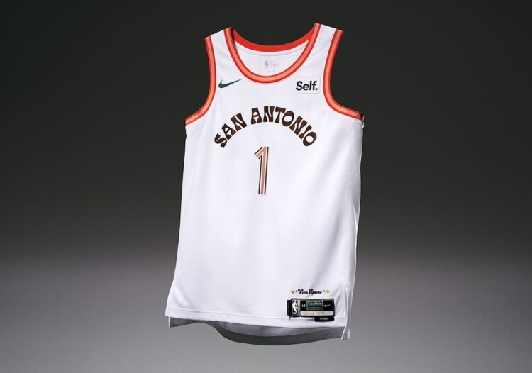 Maglia San Antonio Spurs City edition bianca 2023-24