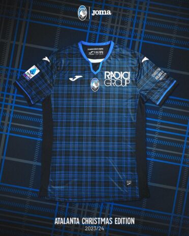 Maglia Atalanta christmas match 2023 tartan