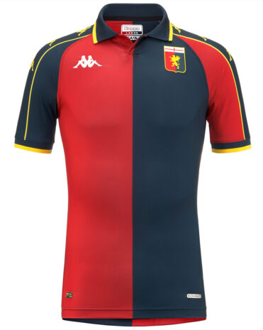 Quarta maglia genoa 2023-2024 Kappa con dettagli gialli