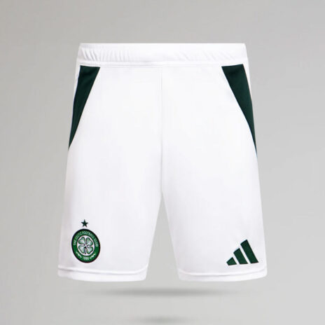 Pantaloncini Celtic home bianchi 2024-2025 adidas
