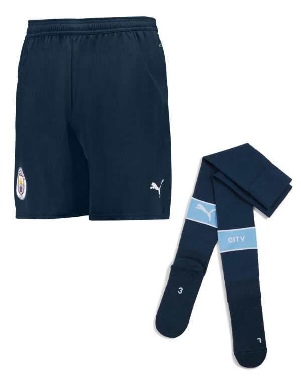 Pantaloncini e calzettoni blu Manchester City 2024-25