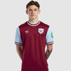 West Ham home 24-25 no sponsor