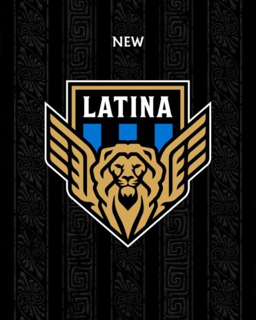 Nuovo logo Latina Calcio con il leone protagonista
