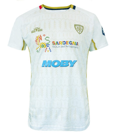Maglia cagliari calcio 2024-2025 away bianca