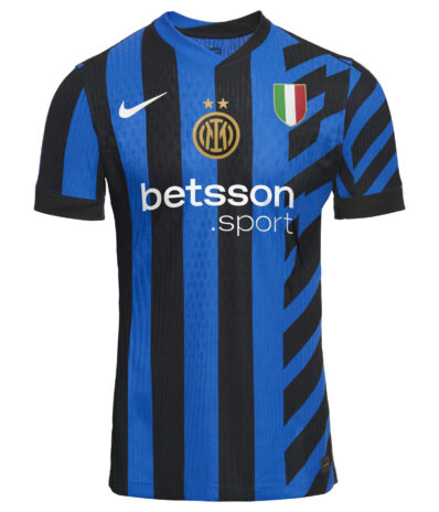 Maglia Inter 2024-2025 righe nerazzurre diagonali