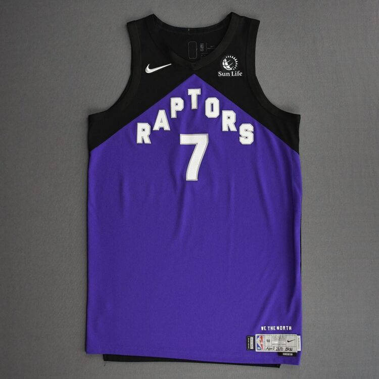 Toronto Raptors maglia earned edition 2020-2021
