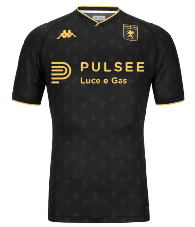 Terza maglia Genoa nera-oro Kappa